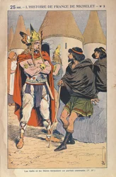 The Gauls and the Iberians, Illustration from Histoire de France by Jules Michelet (1798-1874) c.1900